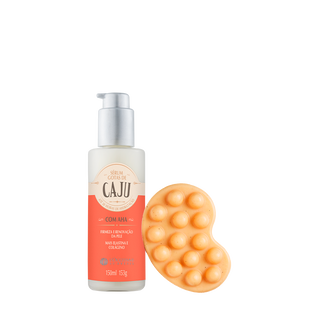 Combo Caju: Sérum Gotas e Sabonete Massageador
